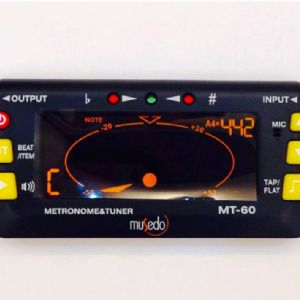 Musedo MT-60 3合1 調音器 節拍器 MT60 (含調音夾 、電池)